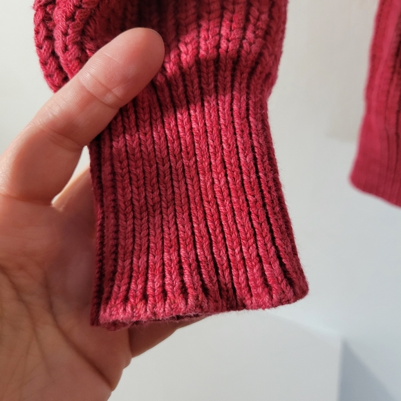 Mens LL Bean 100% Cotton USA Made Chunky knit sweater  Sz XL USA made - Picture 7 of 10